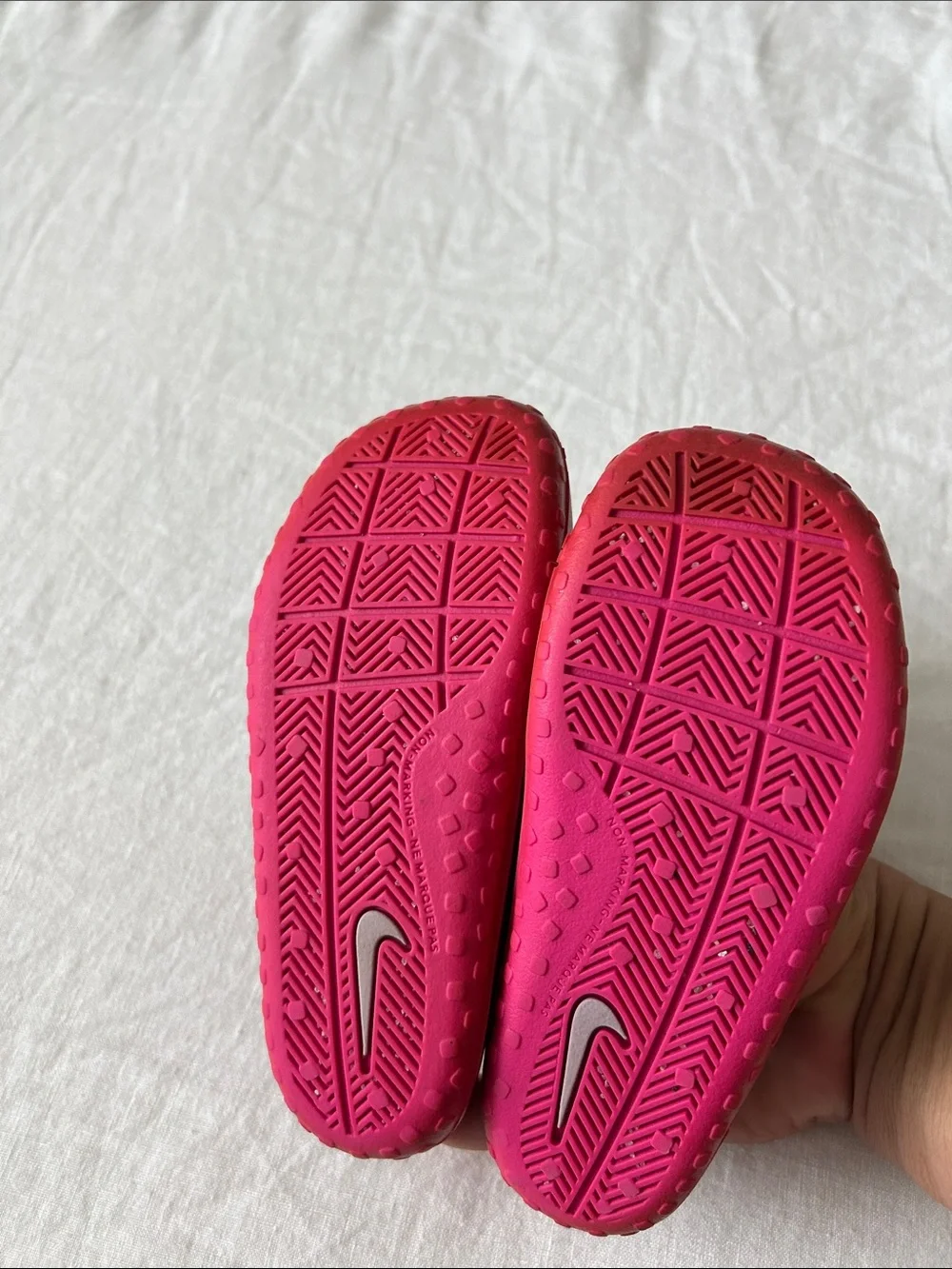Nike Kids Navy, Pink and Red Open-Toe Water Sandals, Sz. 8, Gently Used.